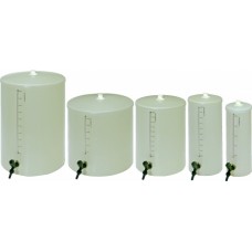 Barrilete em PVC | 8515-7 | Capacidade 5 LITROS | Altura c/ Tampa 45 cm | Diâmetro da Tampa 15 cm