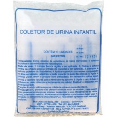 Coletor Infantil | 0484-4 | Sexo FEMININO | Graduação 10 EM 10 ml | Capacidade 100 ml | Estéril NÃO