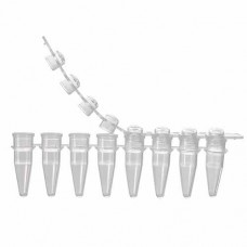 MICROTUBO PCR 200 µL TIRAS 8X TAMPA DOMED. TRANSPARENTE. 125 UN/PCT
