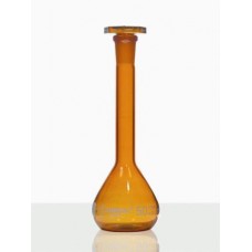Balão Volumétrico Âmbar Classe A Rolha de Vidro Capacidade 250 ml - 91668366