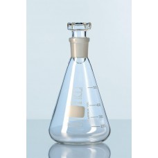 Erlenmeyer boca Estreita graduado com rolha de vidro Capacidade 1.000 ml - 2419154