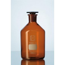 Frasco para reagente com rolha de vidro âmbar Capacidade 10.000 ml - 2116886