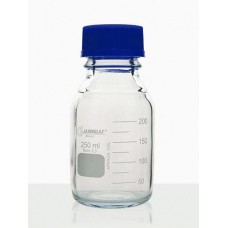 Frasco Reagente com Rosca com Tampa de Rosca e Anel Antigota Azul em PP Capacidade 50 ml – 91801175