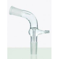 Tubo Adaptador em Ângulo de 105° com Duas Juntas e Saída para Vácuo Junta Superior 24/40 - 9413046